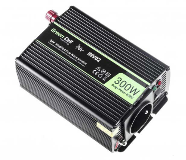 Green Cell Przetwornica napięcia 24V na 230V 300W/600W - 548208 - zdjęcie